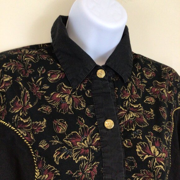 Ozark Mountain Jean Company Vintage Western Button Down Shirt - Picture 3 of 6